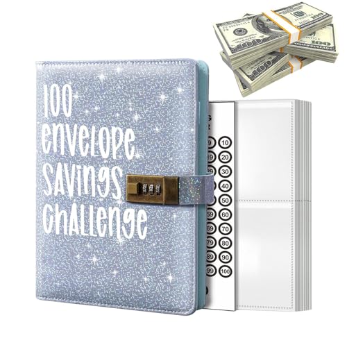 Challenge Ordner Mit 100 Umschlägen, 100 Umschläge Saving Challenge, A6 Sparordner Mit Geldumschlägen, Geld Budget Ringbuch, Saving ChallengeBinder, Budget Planner, Für Budgetierung Und Geldsparen Challenge Ordner Mit 100 Umschlägen, 100 Umschläge Saving Challenge, A6 Sparordner Mit Geldumschlägen, Geld Budget Ringbuch, Saving ChallengeBinder, Budget Planner, Für Budgetierung Und Geldsparen von Peufcmi
