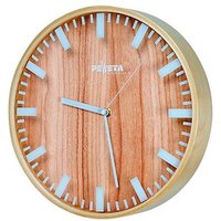 PEWETA Funkwanduhr braun Holz, Ø 30,0 cm von Peweta