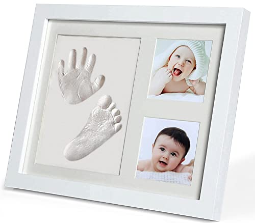 PewinGo Baby Handabdruck und Fußabdruck Set, Gipsabdruck Baby Hand und Fuß mit Echtholz Bilderrahmen- Perfekte Geschenkidee für Kleinkinder, Mütter und Väter, Erinnerungen für die Ewigkeit PewinGo Baby Handabdruck und Fußabdruck Set, Gipsabdruck Baby Hand und Fuß mit Echtholz Bilderrahmen- Perfekte Geschenkidee für Kleinkinder, Mütter und Väter, Erinnerungen für die Ewigkeit von PewinGo