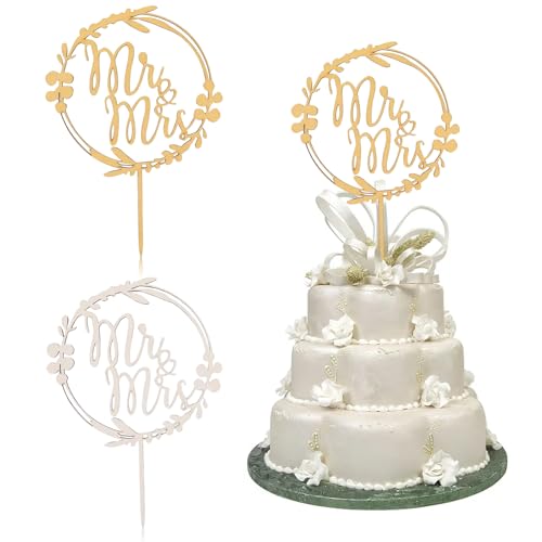 2 Stück Cake Topper Hochzeit Holz, Mr Mrs Deko Hochzeit Tortenaufsatz, Hochzeitstorte Deko, Picks Gold Glitter Hochzeit Cucpake, für Hochzeit Jubiläum Verlobung Antrag 2 Stück Cake Topper Hochzeit Holz, Mr Mrs Deko Hochzeit Tortenaufsatz, Hochzeitstorte Deko, Picks Gold Glitter Hochzeit Cucpake, für Hochzeit Jubiläum Verlobung Antrag von Peysaitr