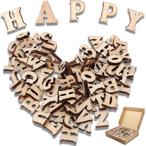 200 Stücke Kleine Hölzerne Großbuchstaben A-Z,15MM Buchstaben aus Holz zum Basteln und Bemalen, Buchstaben Weihnachtsdekoration, für DIY Kunsthandwerk Hochzeit Festival Party 200 Stücke Kleine Hölzerne Großbuchstaben A-Z,15MM Buchstaben aus Holz zum Basteln und Bemalen, Buchstaben Weihnachtsdekoration, für DIY Kunsthandwerk Hochzeit Festival Party von Peysaitr