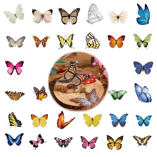 60 Stück Schmetterling Aufkleber, Aufkleber für Scrapbooking Kleine, Bunt Schmetterling Sticker, PVC Wasserdicht Dekorativ Aufkleber, für DIY Dekoration, Scrapbooking, Laptop, Gepäck, Wand und Fenst 60 Stück Schmetterling Aufkleber, Aufkleber für Scrapbooking Kleine, Bunt Schmetterling Sticker, PVC Wasserdicht Dekorativ Aufkleber, für DIY Dekoration, Scrapbooking, Laptop, Gepäck, Wand und Fenst von Peysaitr