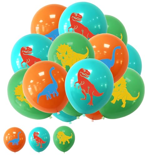 Dinosaurier-Latex-Luftballons, Dinosaurier-Partyballons, Dinosaurier-Party-Dekorationen, Dinosaurier-Geburtstagsdekorationen, Dinosaurier-Party-Set für Kinder, Jungen, Dinosaurier-Latex-Luftballons, Dinosaurier-Partyballons, Dinosaurier-Party-Dekorationen, Dinosaurier-Geburtstagsdekorationen, Dinosaurier-Party-Set für Kinder, Jungen, von Peysaitr
