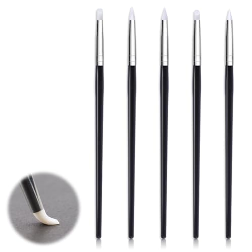 Gummipinsel 5 Stücke, Ton Töpfer Werkzeug Set, Modellier-Pinsel, Colour-Shaper, Pottery Clay Tool, Weiche Gummispitze Modellierstift für Keramik Skulptur Malerei Nail Art Gummipinsel 5 Stücke, Ton Töpfer Werkzeug Set, Modellier-Pinsel, Colour-Shaper, Pottery Clay Tool, Weiche Gummispitze Modellierstift für Keramik Skulptur Malerei Nail Art von Peysaitr