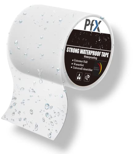 PfX Extrem Starkes Premium Wasserbeständiges Klebeband [3m] - Pool, Zelt, Teich Reparatur Set - Neue 2023 Version - ACHTUNG EXTREM STARK! (3 Meter) von PfX