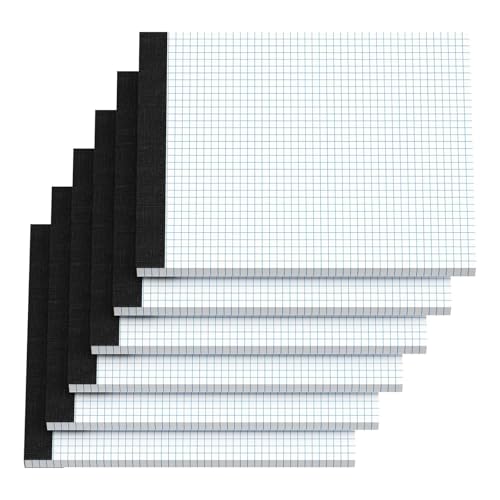 6 Stück A 4 kleine Notizblöcke, Notizblock, reißbares Grafikpapier, Notizblock, Engineering-Notizbuch für Erinnerungen, reißbare Grafiken, kleine Schrift von Pffiocix