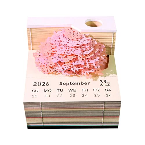 Eleganter, blühender Wochenkalender mit LED-Licht, dreidimensionaler Blumenskulptur, Notizblock, Premium-Papier, Schreibtischdeck, Geschenk, einzigartige Geburtstagsspenden für Sie und Ihn Eleganter, blühender Wochenkalender mit LED-Licht, dreidimensionaler Blumenskulptur, Notizblock, Premium-Papier, Schreibtischdeck, Geschenk, einzigartige Geburtstagsspenden für Sie und Ihn von Pffiocix