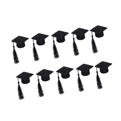 Pffiocix 10 Stück Party-/Event-Flaschendekoration, Hut, lustige Filzkappen, Filzstruktur für Geburtstage und gesellschaftliche Zusammenkünfte von Pffiocix