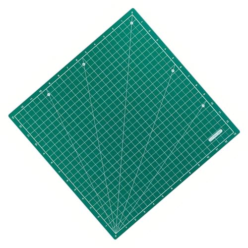 Pffiocix Mehrzweck-Schneidematte, doppelseitig, zum Basteln, Schneidematte, Gittermuster, rotierende Schneidebrettmatte zum Nähen, Quilten Pffiocix Mehrzweck-Schneidematte, doppelseitig, zum Basteln, Schneidematte, Gittermuster, rotierende Schneidebrettmatte zum Nähen, Quilten von Pffiocix