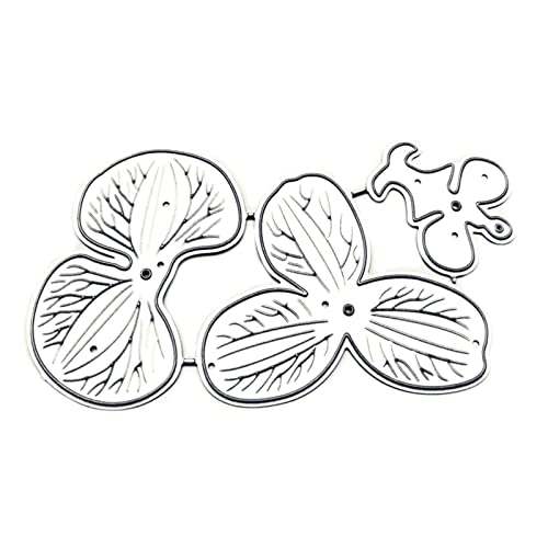 Pffiocix Metall-Stanzschablone, Blumenmuster, Prägewerkzeug für Geburtstagskarten, Scrapbooking, Fotoalben von Pffiocix