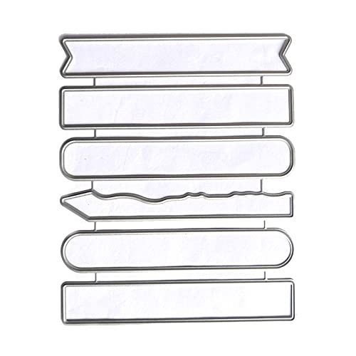 Pffiocix Rechteckige Metall-Stanzformen, Scrapbooking, Schablone, Prägung, Fotoalbum, Vorlage, Dekoration, Schablone Pffiocix Rechteckige Metall-Stanzformen, Scrapbooking, Schablone, Prägung, Fotoalbum, Vorlage, Dekoration, Schablone von Pffiocix