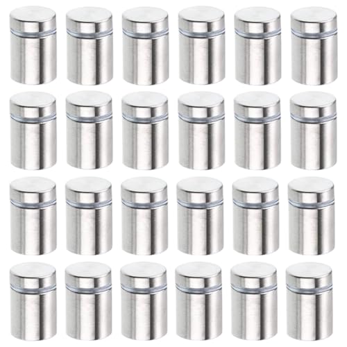24 -pcs -Abstandsschrauben für Glas/Acryl, 19x25mm Edelstahlschild -Abstandsschrauben mit einstellbar von Pfjsseey