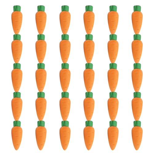 30pcs Mini Food -Radiergummis für Kinder, 3D -Karotten -Fun Eraser für Schulstifte, die Essen für Kinder liefert 30pcs Mini Food -Radiergummis für Kinder, 3D -Karotten -Fun Eraser für Schulstifte, die Essen für Kinder liefert von Pfjsseey