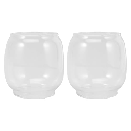 Öllampenkugel, 2pcs Transparente Ölbrennerglasrohr, Vintage-Lampenschorn Öllampenkugel, 2pcs Transparente Ölbrennerglasrohr, Vintage-Lampenschorn von Pfjsseey