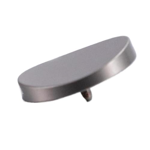 10-30mm runde Metallknöpfe für Mäntel, Anzüge und Hemden, Nebel Silber-konkav, 23mm-4Stk von Pgqjfks