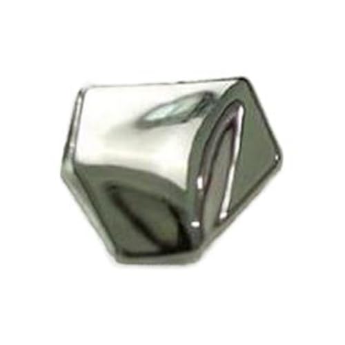 11mm Metallknopf, Hemdknopf, Mantelknöpfe, 2 Silber, 11mm-10Stk von Pgqjfks