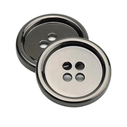 15-25-mm-Metallknöpfe mit vier Löchern für Mäntel, Jacken und Anzugsärmel, Farbe 9, 20mm-6Stk 15-25-mm-Metallknöpfe mit vier Löchern für Mäntel, Jacken und Anzugsärmel, Farbe 9, 20mm-6Stk von Pgqjfks