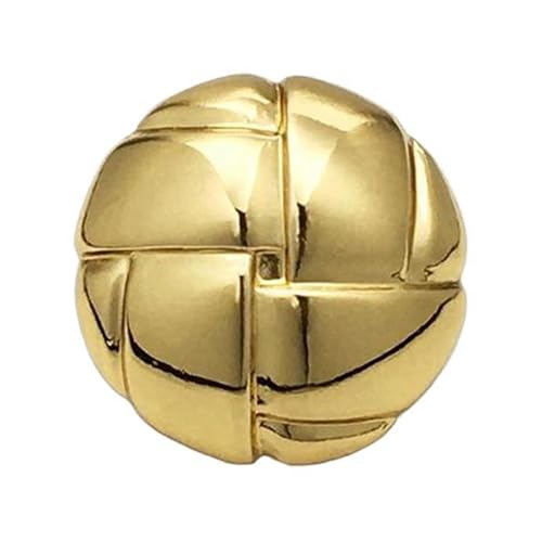 15mm/17,5mm/20mm/22,5mm Metallknöpfe für Anzüge und Mäntel, 1 Roségold, 20mm – 5 Stück von Pgqjfks