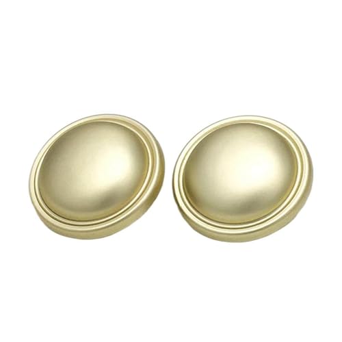 15mm/17,5mm/20mm/22,5mm goldene Metallknöpfe für Anzüge und Mäntel, 2 Hellgold, 17,5mm – 5 Stück von Pgqjfks