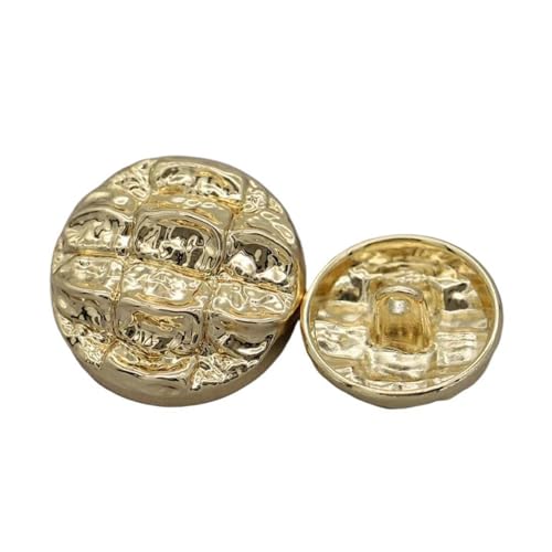 15mm-23mm runde Metallknöpfe für Anzüge und Jacken, Gold, 18mm-3Stk von Pgqjfks