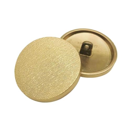 Goldfarbene Metallknöpfe in verschiedenen Größen für Mäntel und Anzüge, Gold, 22mm-6Stk von Pgqjfks