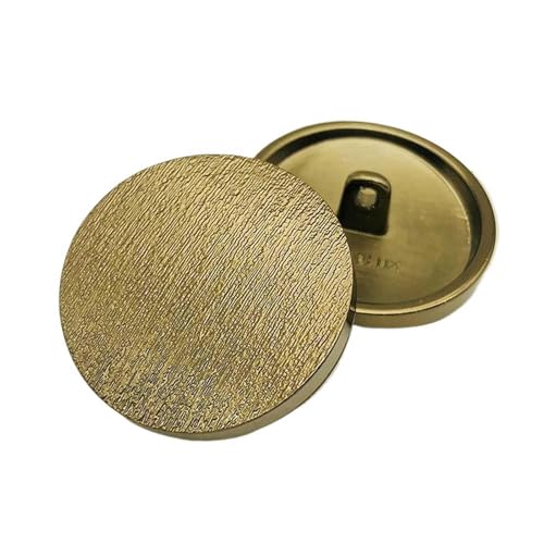 Goldfarbene Metallknöpfe in verschiedenen Größen für Mäntel und Anzüge, Schwarzes Gold, 15mm-6Stk Goldfarbene Metallknöpfe in verschiedenen Größen für Mäntel und Anzüge, Schwarzes Gold, 15mm-6Stk von Pgqjfks