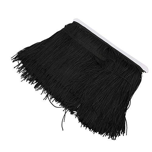 14 Cm Breite Polyester Randverkleidung Quaste Schwarz für DIY Latin Kleiderbühne Kleidung Vorhang Accessoires, Hochwertiges Breites Angebot an Anwendungen, Bekleidungszubehör, 10yard Marine Blau (#1) 14 Cm Breite Polyester Randverkleidung Quaste Schwarz für DIY Latin Kleiderbühne Kleidung Vorhang Accessoires, Hochwertiges Breites Angebot an Anwendungen, Bekleidungszubehör, 10yard Marine Blau (#1) von Phefop
