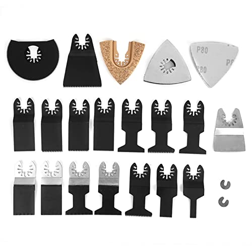 26pcs Universal Oscillating Saw Saw Blades - High -Carbon Stahlpolier Multitool für Holzplastik PVC 26pcs Universal Oscillating Saw Saw Blades - High -Carbon Stahlpolier Multitool für Holzplastik PVC von Phefop