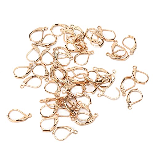 50pcs Ohrdrahtwire für, Ihre Kreativität Freischalten, Leicht zu Tragen, Elegantes Design mit 50 PCS -Ohrring -Haken für DIY Schmuckzuarbeiten (KC-Gold) von Phefop
