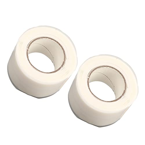Festes Klebeband, elastisches Selbstlösungsband, Silikonschutzband, 2 Stück, hitzebeständiges Silikon für Drachenboot (WHITE) von Phefop