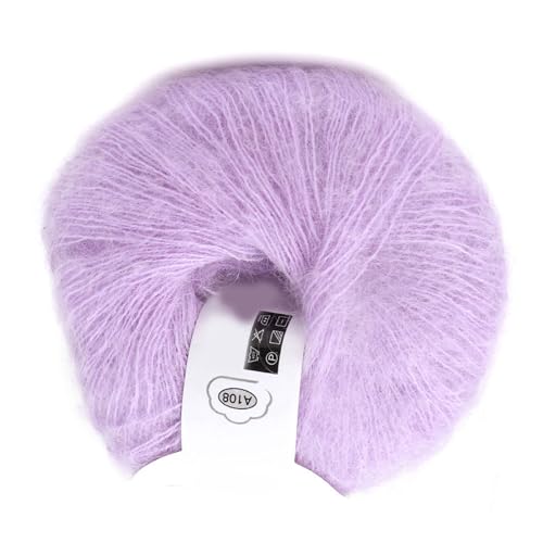 Garn, Strickgarn, ultrafein, weich, künstliches Mohair, Geeignet zum Weben von Schals, Schals, Pullovern, Hüten, Schuhen, Sitzkissen usw., Schrumpffest, Handwaschbar, (Mohair 2) von Phefop