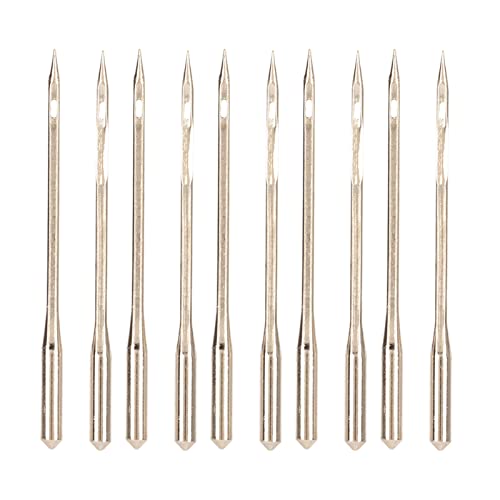 Industrielle Stickmaschinennadeln, 10 Stück Stahlnähler für GK35 2C GK35 6 6A 8 GK68 2, Präzise und Bequeme Lagerung, Ausgezeichnete Leistung mit groß (80800c*200) von Phefop