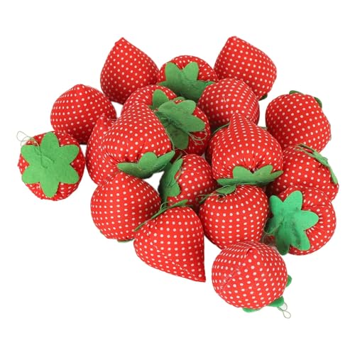 Packung mit 20 Nadelkissen, kleines Nadelkissen mit kompaktem Baumwollkern, ideal für Nähliebhaber, geeignet für Bekleidungsherstellung, von Phefop
