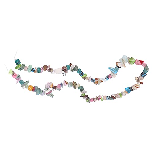 Perlen aus synthetischem Kunststoff mit hervorragender Haltbarkeit, Herstellung von Schmuck, vielseitig einsetzbar, für Halskette, Armband, Zubehör (Strandstein) von Phefop