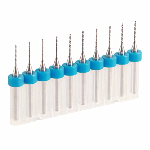 Phefop 10pcs Mini -Bohrer -Bits, Präzisionsschneidkanten Wolfram -Stahlbohrer für Uhrenreparatur, Holzbearbeitung, Schneiden, Schnitzen Phefop 10pcs Mini -Bohrer -Bits, Präzisionsschneidkanten Wolfram -Stahlbohrer für Uhrenreparatur, Holzbearbeitung, Schneiden, Schnitzen von Phefop