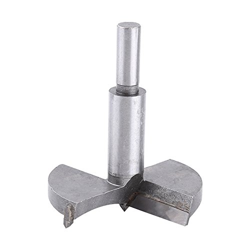 Phefop 1PC Zementiertes Carbid Forstner Bohrer für Holzbearbeitungsloch Bohrung, Flaches Holz Schneidwerkzeug (65 mm) von Phefop