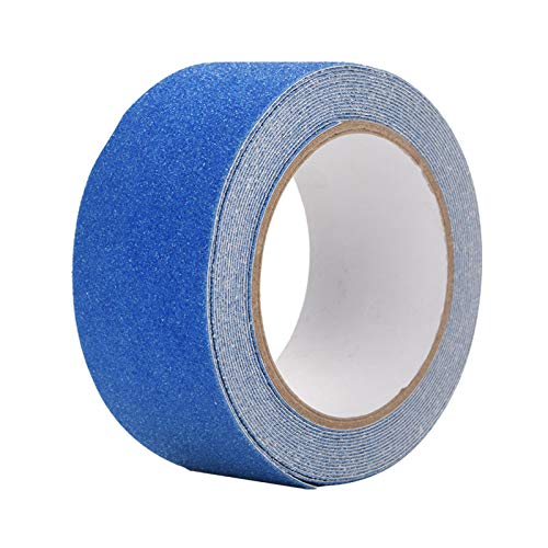 Phefop Anti-Slip-Sicherheitsband, Nicht Rutsches Klebeband, Kieselsand-Sand-Erscheinungsbild mit Heller Farbdekoration für den Hotelflughafen für Heimbüro. (BLUE) von Phefop