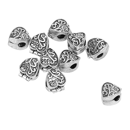 Phefop Armband Clips Lock Perlen Antique Silberlegierung European Style Stopper, Ideal für Weihnachten, Muttertag, Valentinstag, Abschlussgeschenke, Brautgeschenke (Typ 1) von Phefop