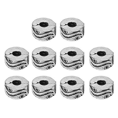 Phefop Armband Clips Lock Perlen Antique Silberlegierung European Style Stopper, Ideal für Weihnachten, Muttertag, Valentinstag, Abschlussgeschenke, Brautgeschenke (Typ 2) von Phefop