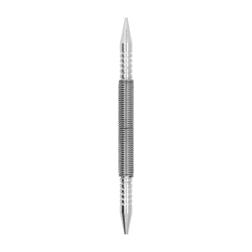 Phefop Dual Head Nagel Setter, Metall Exquisites Mittelfedernagelpunch -Werkzeug Kleiner Federpunsch für die Trimmfleisch -Holzbearbeitungsprojekte Trimmoberfläche Behandlung Phefop Dual Head Nagel Setter, Metall Exquisites Mittelfedernagelpunch -Werkzeug Kleiner Federpunsch für die Trimmfleisch -Holzbearbeitungsprojekte Trimmoberfläche Behandlung von Phefop