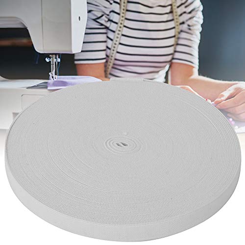 Phefop Handgefertigte Kollektion Tricoted Elastic Band Polyester Fibre Material White 20 mm Breite für Nähen, Alben und Strickprojekte (Breite 15 mm / 0,6 Zoll) von Phefop