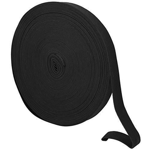 Phefop Handgefertigte Kollektion Tricoted Elastic Band Polyester Fibre Material White 20 mm Breite für Nähen, Alben und Strickprojekte (Breite 20 mm / 0,8 Zoll) von Phefop