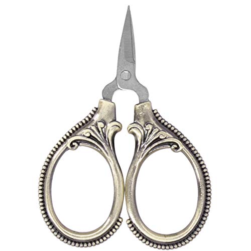Phefop Retro Artisan Scissors Rail -Staal Stickerei Schaar für Zeeman Nähen (Bronze) von Phefop