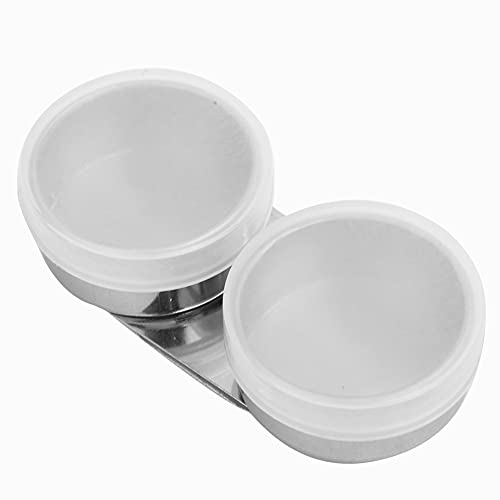 Phefop Single Dipper Edelstahl Malbecher, Stabile Container Cup für Künstler, Außenmalerei (F-308 mit Deckung) von Phefop