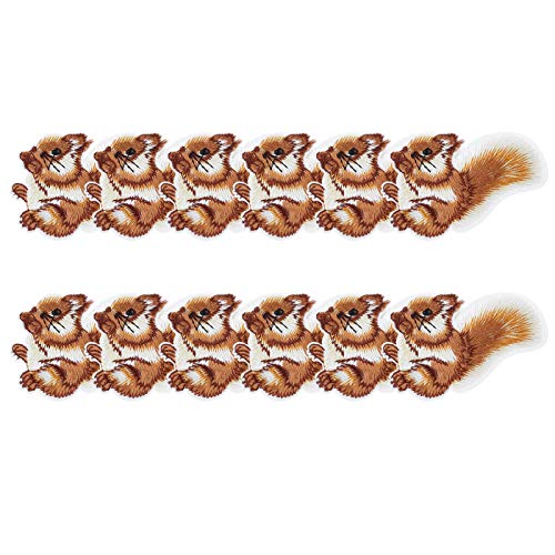 Phefop Stickstoffaufkleber DIY Arts Craft Sew Making 12 Pcs Eisenflecken für Taschenmotiv Applikation, Geeignet für T-Shirts, Rucksäcke, Hoodies, Schuhe, Taschen Phefop Stickstoffaufkleber DIY Arts Craft Sew Making 12 Pcs Eisenflecken für Taschenmotiv Applikation, Geeignet für T-Shirts, Rucksäcke, Hoodies, Schuhe, Taschen von Phefop