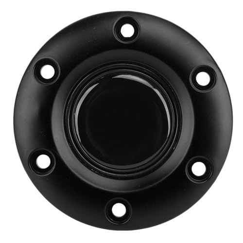 Phefop Zentralkaper mit 6 Löchern, Eleganter Horn -Knopfschalter für Autokallengradgriffe (BLACK) von Phefop