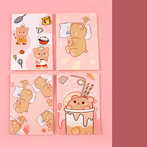 Premium-Papierqualität, sicher gebunden, 13 verschiedene Designs, Cartoon-Notizbücher mit 32 Seiten, ideal zum Schreiben von To-Do-Listen und täglichen Notizen, für Büro, Schule oder Zuhause (Bären Premium-Papierqualität, sicher gebunden, 13 verschiedene Designs, Cartoon-Notizbücher mit 32 Seiten, ideal zum Schreiben von To-Do-Listen und täglichen Notizen, für Büro, Schule oder Zuhause (Bären von Phefop