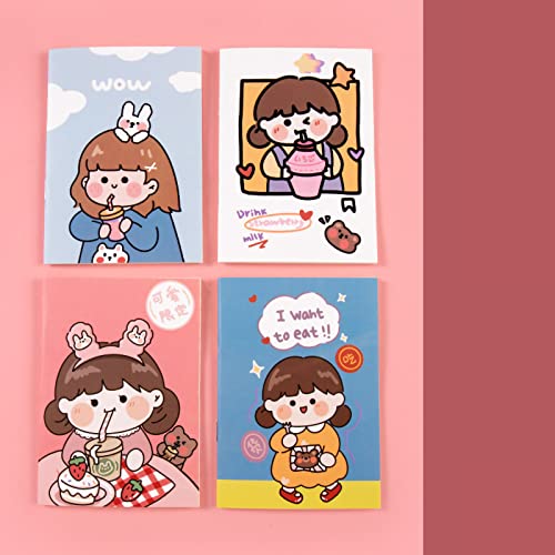 Premium-Papierqualität, sicher gebunden, 13 verschiedene Designs, Cartoon-Notizbücher mit 32 Seiten, ideal zum Schreiben von To-Do-Listen und täglichen Notizen, für Büro, Schule oder Zuhause (Milchtee Premium-Papierqualität, sicher gebunden, 13 verschiedene Designs, Cartoon-Notizbücher mit 32 Seiten, ideal zum Schreiben von To-Do-Listen und täglichen Notizen, für Büro, Schule oder Zuhause (Milchtee von Phefop