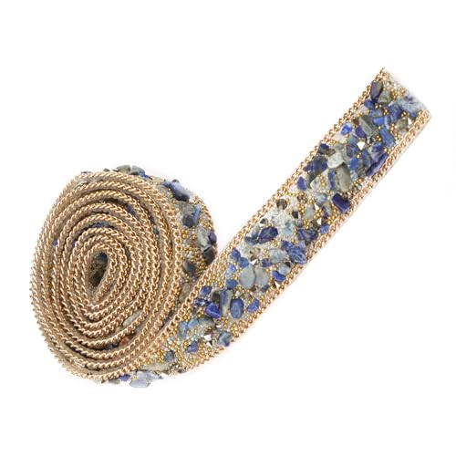 Rhinestone-Trape, 1 m, bunte Steine, Kristallperlen, warme Kleidung, für Kleidung, Schuhe, Dekoration für Hochzeitsfeier, Bügeleisen, Basteln, ideal für Taschen Rhinestone-Trape, 1 m, bunte Steine, Kristallperlen, warme Kleidung, für Kleidung, Schuhe, Dekoration für Hochzeitsfeier, Bügeleisen, Basteln, ideal für Taschen von Phefop