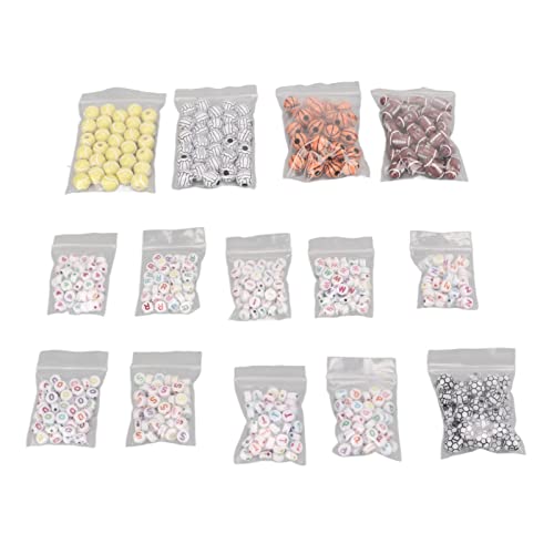 Runde Sportperlen, Acryl Material Klarmuster Sportperlen für Armband von Phefop